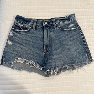 Abercrombie & Fitch Annie High Rise Denim Shorts, sz 27/4